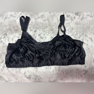 46C Silky Padless Black Women's Bra